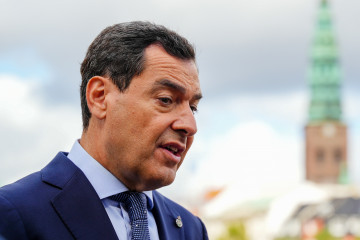 El presidente de la Junta de Andalucía, Juanma Moreno