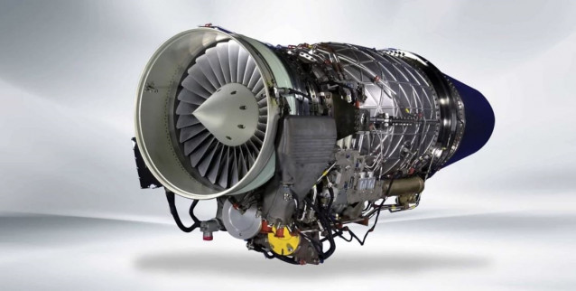 Un motor F124-GA-200 de Honeywell