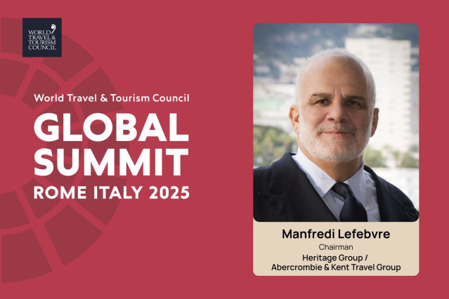 El WTTC nombra a Manfredi Lefebvre nuevo presidente de su consejo de administración.