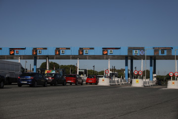 Archivo - Imágenes de recurso de la autopista de peaje Sevilla -Cádiz (AP-4), una de las tres concesiones que perderá el grupo Abertis en toda España.