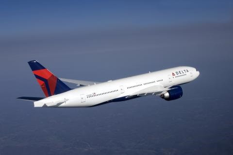 Archivo - Avión de Delta