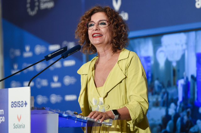 La vicepresidenta del Gobierno y ministra de Hacienda, María Jesús Montero.