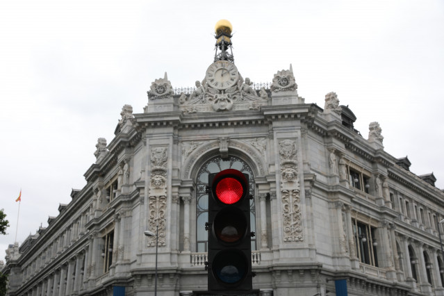 Archivo - Sede del Banco de España el día que ha publicado su informe anual, a 13 de mayo de 2021, en Madrid (España).