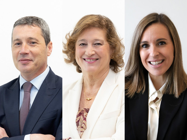 Ricardo Marí, Lourdes Brugera y Silvia Lázaro