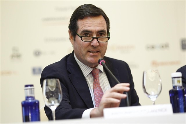 Archivo - Antonio Garamendi, presidente de la CEOE
