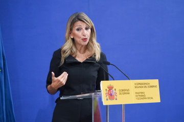 La vicepresidenta segunda y ministra de Trabajo y Economía Social, Yolanda Díaz