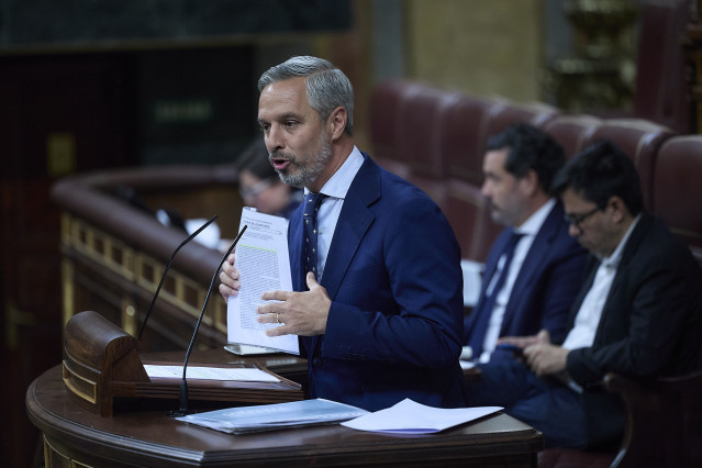 El vicesecretario de Hacienda, Vivienda e Infraestructuras del PP y diputado del PP, Juan Bravo.