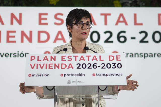La ministra de Vivienda y Agenda Urbana, Isabel Rodríguez.