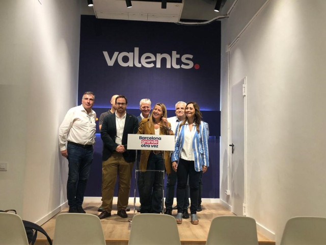 Archivo - Eva Parera, candidata de Valents a la Alcaldía de Barcelona en los comicios de 2023