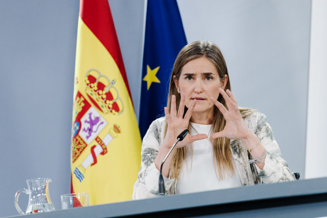 Archivo - La vicepresidenta tercera y ministra para la Transición Ecológica y el Reto Demográfico, Sara Aagesen, durante una rueda de prensa tras el Consejo de Ministros, en el Palacio de la Moncloa, a 17 de junio de 2025, en Madrid (España).
