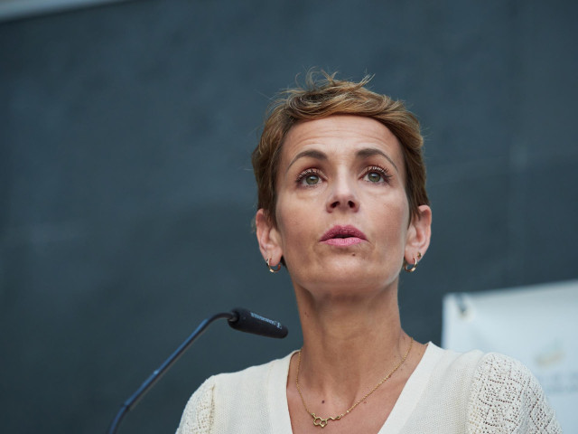 Archivo - La presidenta del Gobierno de Navarra, María Chivite.