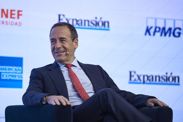 El consejero delegado de Caixabank, Gonzalo Gortázar, a 6 de octubre de 2025, en Madrid (España).