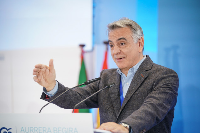 Archivo - El presidente del PP vasco, Javier de Andrés