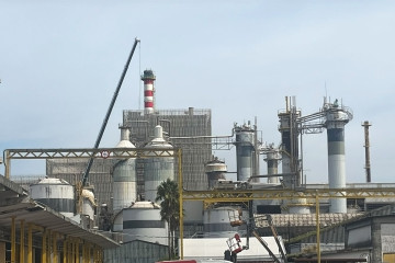 La fábrica de Ence en Pontevedra