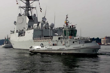Archivo - Buque de acción matítima Furor en Navantia.
