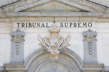 Fachada de la sede del Tribunal Supremo, a 26 de septiembre de 2025, en Madrid (España).