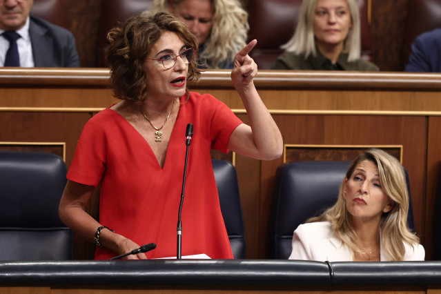 La vicepresidenta primera y ministra de Hacienda, María Jesús Montero.