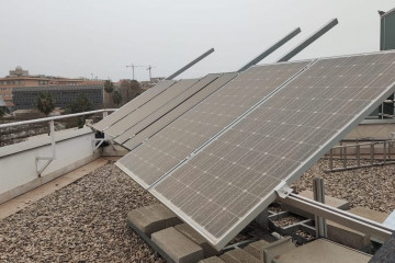 Archivo - Sistema fotovoltaico.