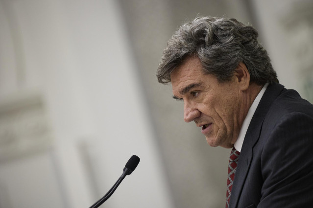 El gobernador del Banco de España, José Luis Escrivá, durante la presentación del programa de Puertas Abiertas del Banco de España, a 18 de septiembre de 2025, en Madrid (España).