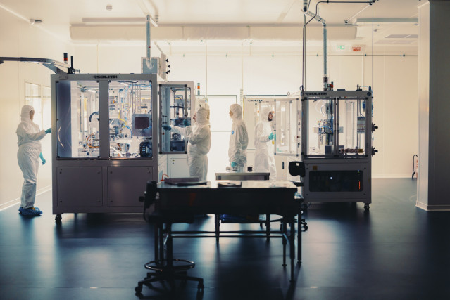 Fabricación de celdas de batería en un laboratorio