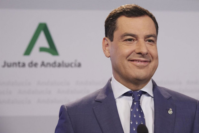 Archivo - El presidente de la Junta de Andalucía, Juanma Moreno, en una foto de archivo.