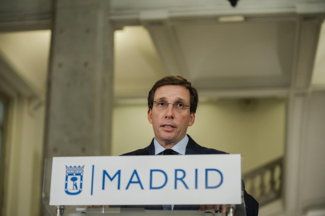 El alcalde de Madrid, José Luis Martínez Almeida