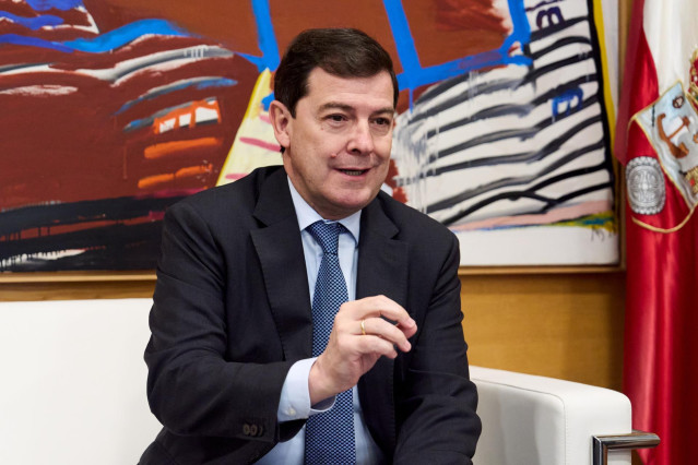 Archivo - El presidente de la Junta de Castilla y León, Alfonso Fernández Mañueco, en una imagen de archivo.