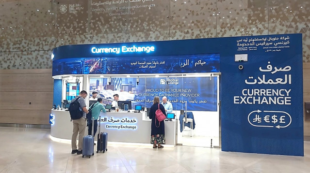 Oficina de Global Exchange en Arabia Saudí.