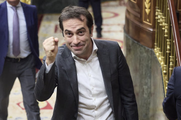 El ministro de Economía, Comercio y Empresa, Carlos Cuerpo, tras la aprobación del embargo de armas a Israel