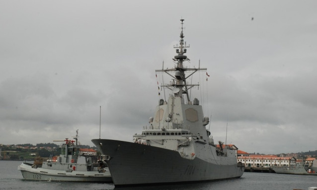 Archivo - La Fragata 'Méndez Núñez' Vuelve A Ferrol Tras La Misión En Libia