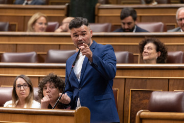 Archivo - El portavoz de ERC en el Congreso, Gabriel Rufián.