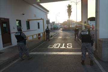 Archivo - Acceso de la Base Naval de Rota