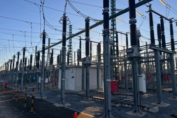 Archivo - Subestación eléctrica de Red Eléctrica.