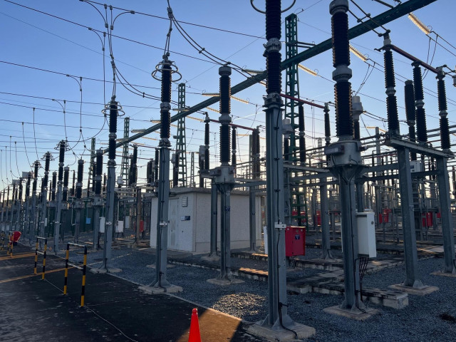 Archivo - Subestación eléctrica de Red Eléctrica.