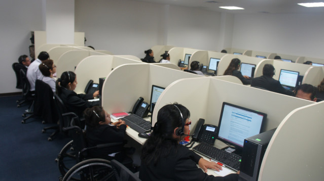 Archivo - Call center hospitalario Eurofinsa Perú