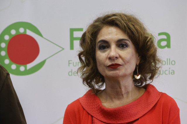 La vicepresidenta primera del Gobierno y ministra de Hacienda, María Jesús Montero, este viernes en Córdoba.