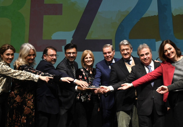 Archivo - La alcaldesa de Jerez, María José García-Pelayo, durante la presentación de la candidatura para ser Capital Española de la Gastronomía en 2026