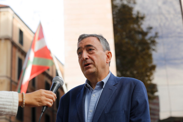 El presidente del EBB del PNV, Aitor Esteban