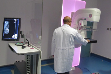 Imagen de archivo de la prueba cribado cáncer de mama.