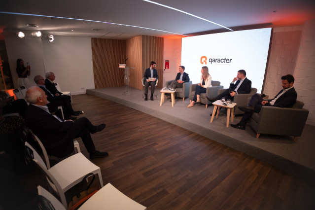 Encuentro Informativo Qaracter ‘Los retos de la transformación digital en banca y seguros’, en el Espacio Zénit, a 21 de octubre de 2025, en Madrid (España).