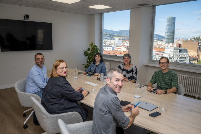 Reunión EH Bildu Y CUP En La Sede De La Formación Soberanista Vasca En Bilbao