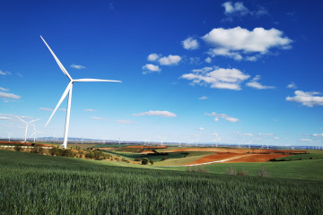 Archivo - Energía eólica.