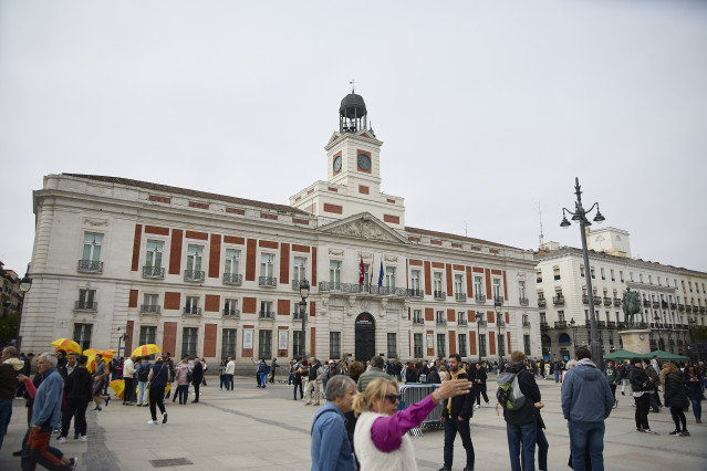 Archivo - Fachada de la Real Casa de Correos