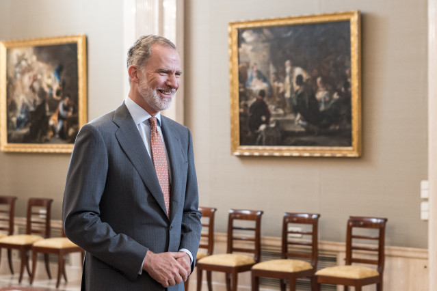 Archivo - El Rey Felipe VI