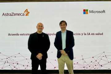 AstraZeneca y Microsoft firman una alianza para impulsar la innovación y la IA en salud