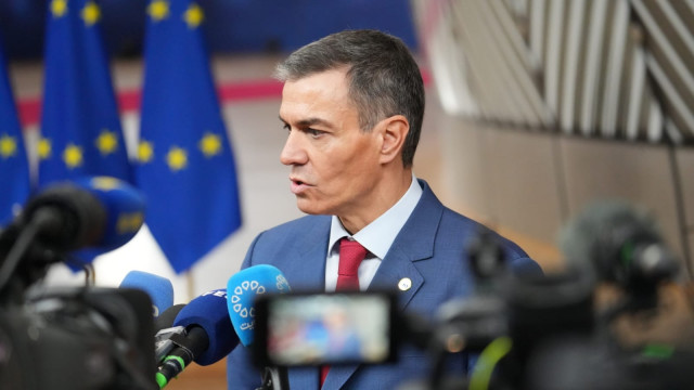 El presidente del Gobierno, Pedro Sánchez, a su llegada a la reunión del Consejo Europeo en Bruselas.