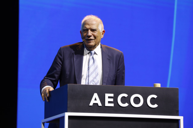 El ex alto representante para asuntos exteriores y política de seguridad de la Unión Europea, Josep Borrell, en el Congreso Aecoc Gr