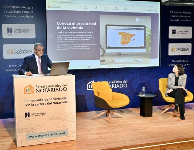 Presentación del Portal Estadístico del Notariado.