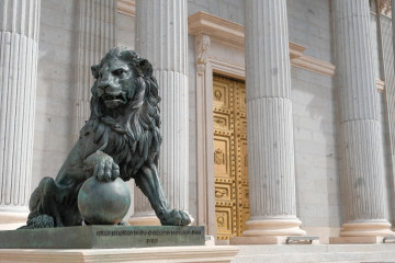 Archivo - Fachada del Congreso de los Diputados, a 19 de septiembre de 2023, en Madrid (España).