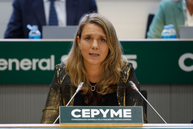 La presidenta de Cepyme, Ángela de Miguel.